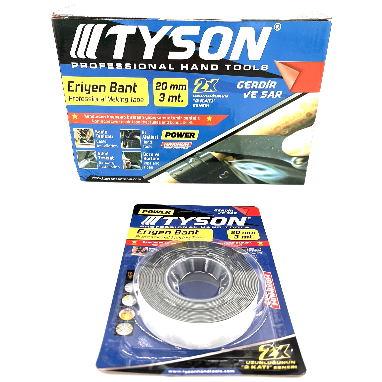 TYSON ERİYEN BANT 20MM*3MT